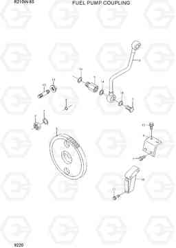 9220 FUEL PUMP COUPLING R210W-9S, Hyundai