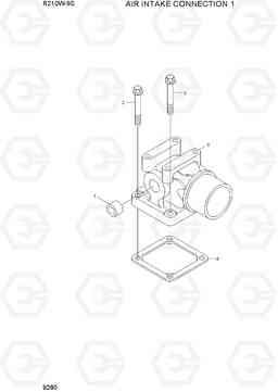 9280 AIR INTAKE CONNECTION 1 R210W-9S, Hyundai