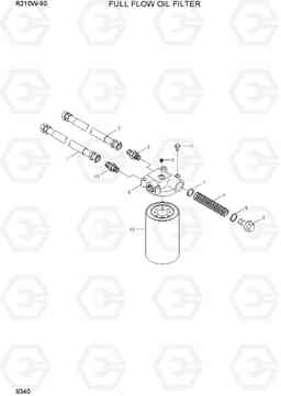 9340 FULL FLOW OIL FILTER R210W-9S, Hyundai