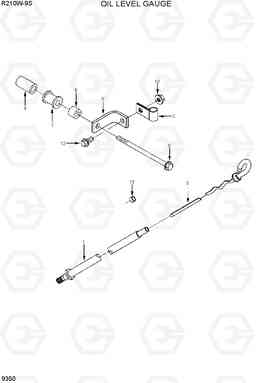 9350 OIL LEVEL GAUGE R210W-9S, Hyundai