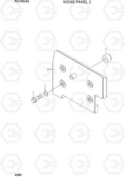 9380 NOISE PANEL 2 R210W-9S, Hyundai