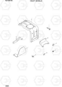 9590 HEAT SHIELD R210W-9S, Hyundai