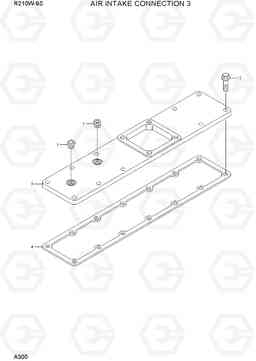 A300 AIR INTAKE CONNECTION 3 R210W-9S, Hyundai