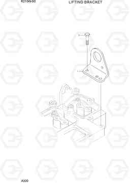 A320 LIFTING BRACKET R210W-9S, Hyundai