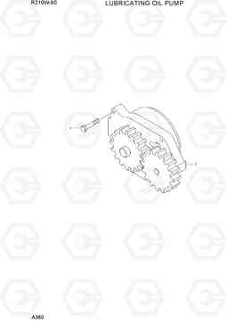 A360 LUBRICATING OIL PUMP R210W-9S, Hyundai