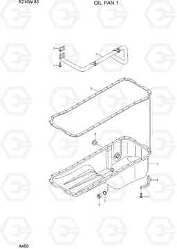 A400 OIL PAN 1 R210W-9S, Hyundai