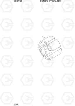 A500 FAN PILOT SPACER R210W-9S, Hyundai