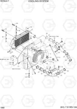 1050 COOLING SYSTEM R215LC-7(INDIA), Hyundai