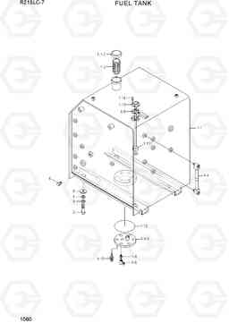 1080 FUEL TANK R215LC-7(INDIA), Hyundai