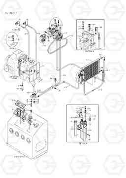 1100 AIRCON & HEATER MOUNTING R215LC-7(INDIA), Hyundai