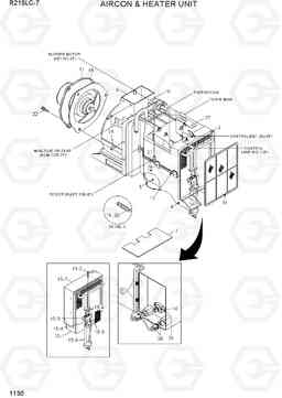 1130 AIR CONDITIONER UNIT R215LC-7(INDIA), Hyundai