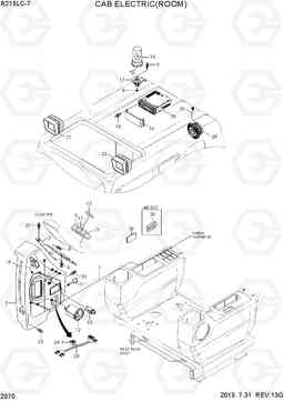 2070 CAB ELECTRIC(ROOM) R215LC-7(INDIA), Hyundai