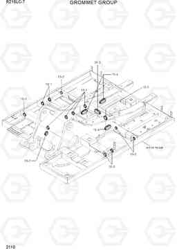 2110 GROMMET GROUP R215LC-7(INDIA), Hyundai