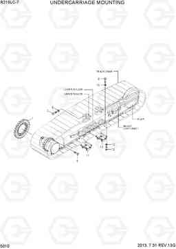 5010 UNDERCARRIAGE MOUNTING R215LC-7(INDIA), Hyundai