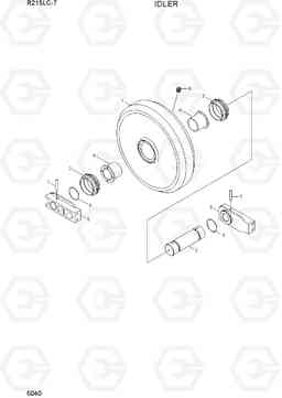 5040 IDLER R215LC-7(INDIA), Hyundai