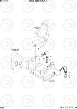 6080 CAB INTERIOR 1 R215LC-7(INDIA), Hyundai