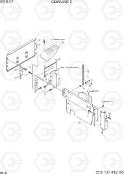 6210 COWLING 2 R215LC-7(INDIA), Hyundai