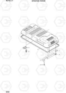 6250 ENGINE HOOD R215LC-7(INDIA), Hyundai