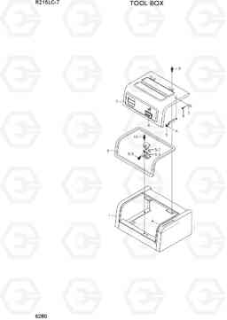 6280 TOOL BOX R215LC-7(INDIA), Hyundai