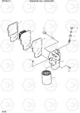 9130 ENGINE OIL COOLER R215LC-7(INDIA), Hyundai