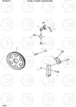 9140 FUEL PUMP COUPLING R215LC-7(INDIA), Hyundai