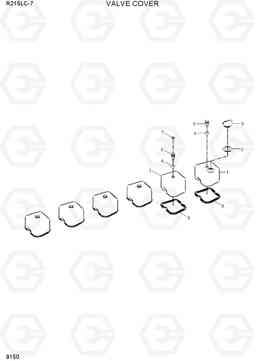 9150 VALVE COVER R215LC-7(INDIA), Hyundai