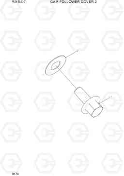 9170 CAM FOLLOWER COVER 2 R215LC-7(INDIA), Hyundai