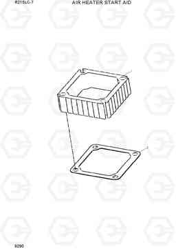 9290 AIR HEATER START AID R215LC-7(INDIA), Hyundai