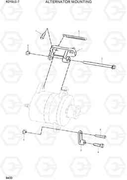 9400 ALTERNATOR MOUNTING R215LC-7(INDIA), Hyundai