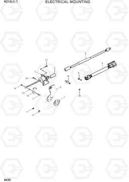 9430 ELECTRICAL  MOUNTING R215LC-7(INDIA), Hyundai