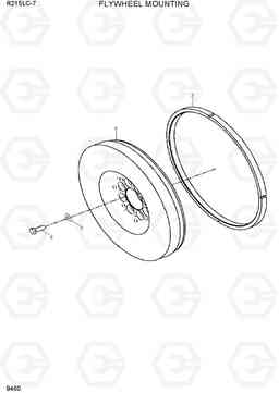 9460 FLYWHEEL MOUNTING R215LC-7(INDIA), Hyundai