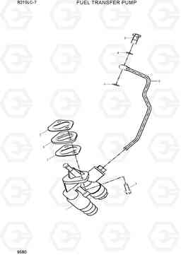 9580 FUEL TRANSFER PUMP R215LC-7(INDIA), Hyundai