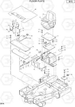 2014 FLOOR PLATE R22-7, Hyundai