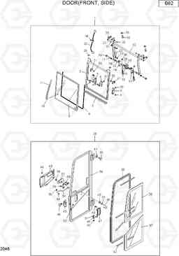 2046 DOOR(FRONT, SIDE) R22-7, Hyundai