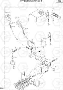 5086 UPPER FRAME PIPING 4 R22-7, Hyundai