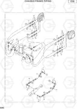 5092 CHASSIS FRAME PIPING R22-7, Hyundai