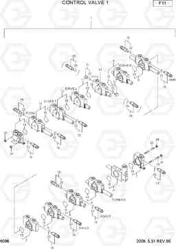 6096 CONTROL VALVE 1 R22-7, Hyundai