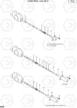 6098 CONTROL VALVE 2 R22-7, Hyundai