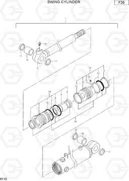 6110 SWING CYLINDER R22-7, Hyundai