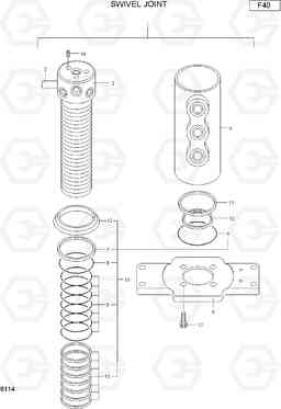 6114 SWIVEL JOINT R22-7, Hyundai