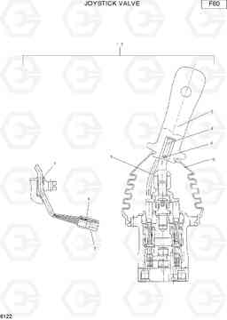 6122 JOYSTICK VALVE R22-7, Hyundai