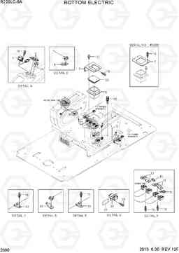 2090 BOTTOM ELECTRIC R220LC-9A, Hyundai