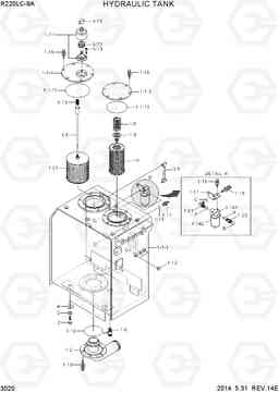 3020 HYDRAULIC TANK R220LC-9A, Hyundai