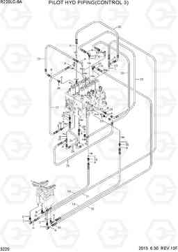 3220 PILOT HYD PIPING(CONTROL 3) R220LC-9A, Hyundai