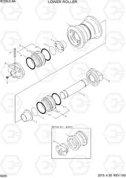 5020 LOWER ROLLER R220LC-9A, Hyundai