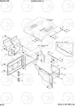 6210 COWLING 2 R220LC-9A, Hyundai