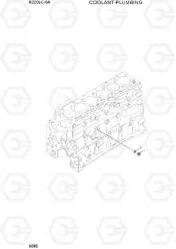 9085 COOLANT PLUMBING R220LC-9A, Hyundai
