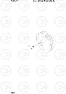 9210 FAN DRIVE MOUNTING R220LC-9A, Hyundai