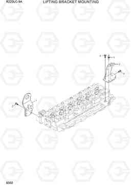 9350 LIFTING BRACKET MOUNTING R220LC-9A, Hyundai