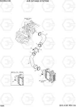 1020 AIR INTAKE SYSTEM R220NLC-9A, Hyundai
